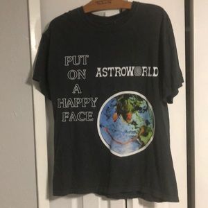 Travis Scott Astroworld ‘Put on a Happy Face’ Tee